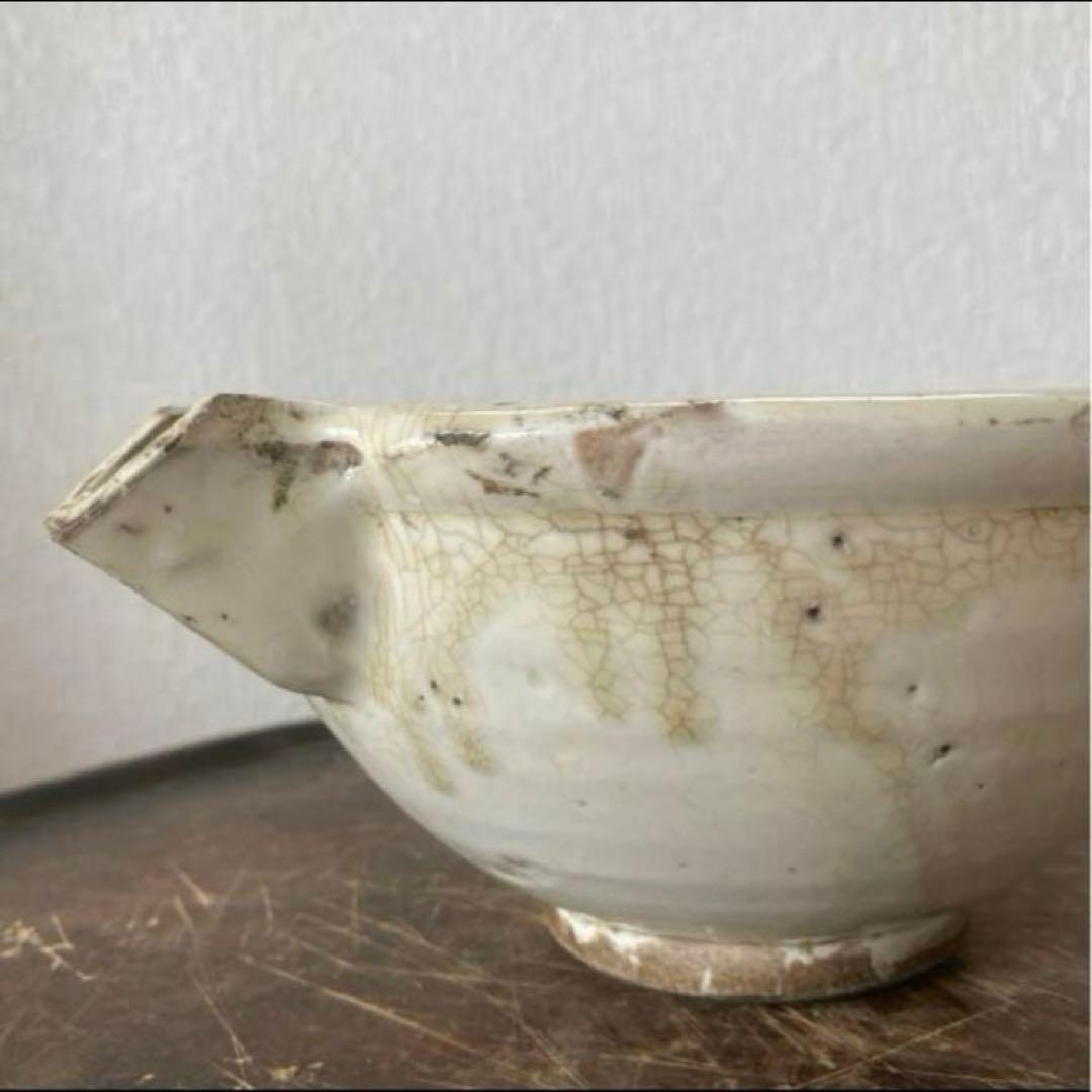 江戸明治期　平清水焼　片口　骨董　李朝　白磁　古道具坂田　古民具　岩切秀央