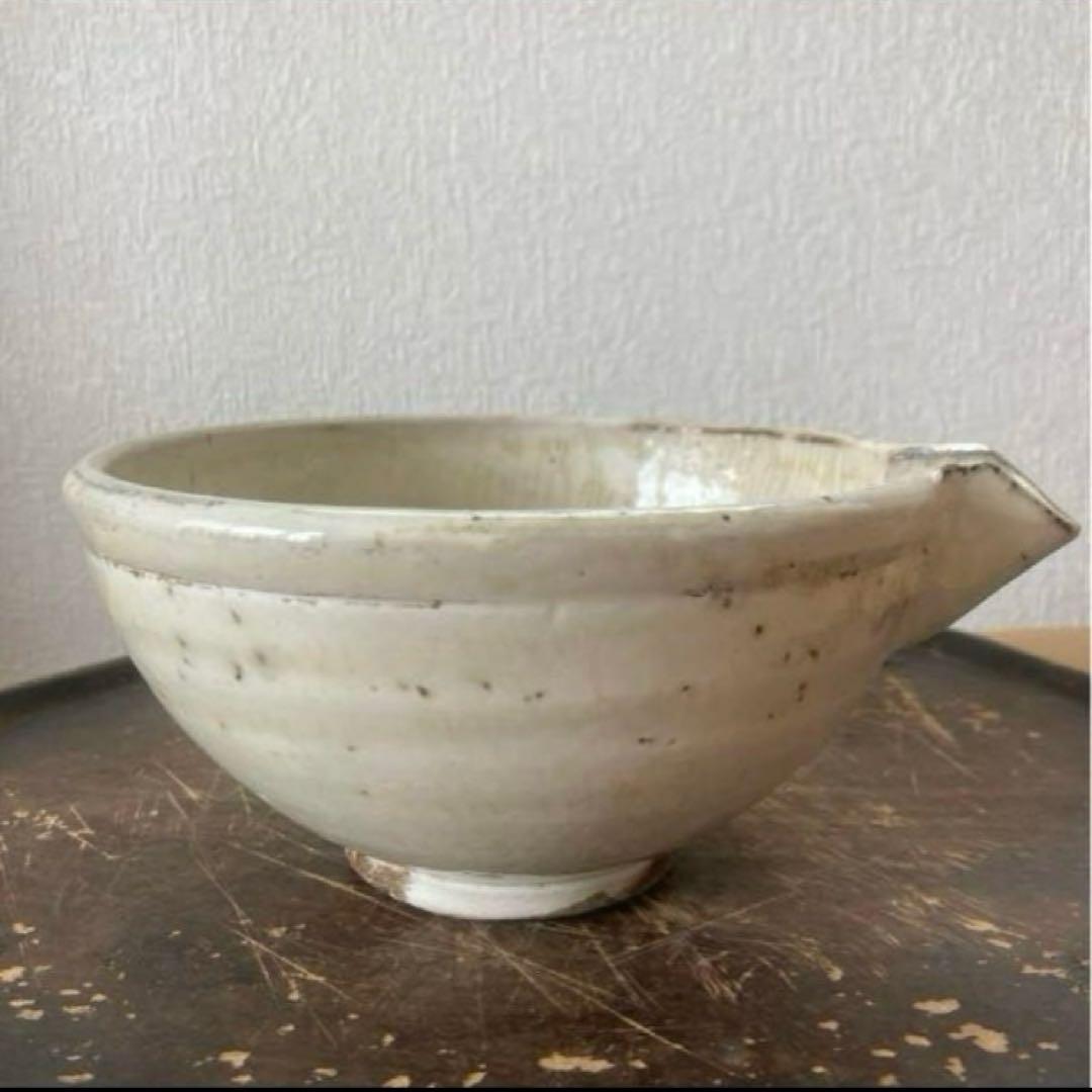 江戸明治期　平清水焼　片口　骨董　李朝　白磁　古道具坂田　古民具　岩切秀央