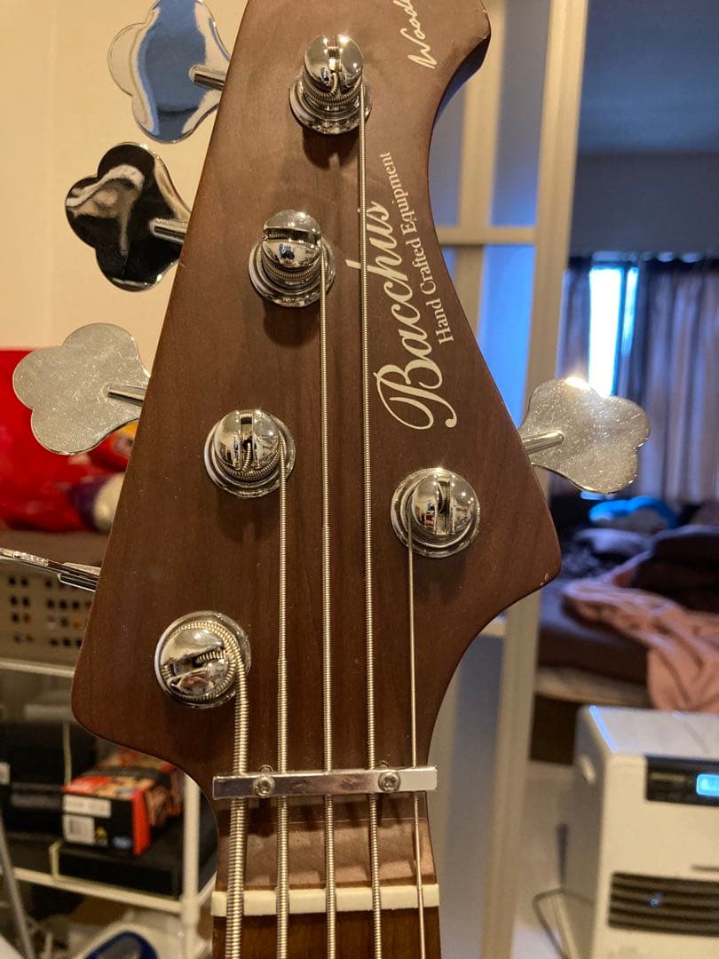 Bacchus WL5-ASH/RSM 5弦 フィンガーランプバッカス ベース