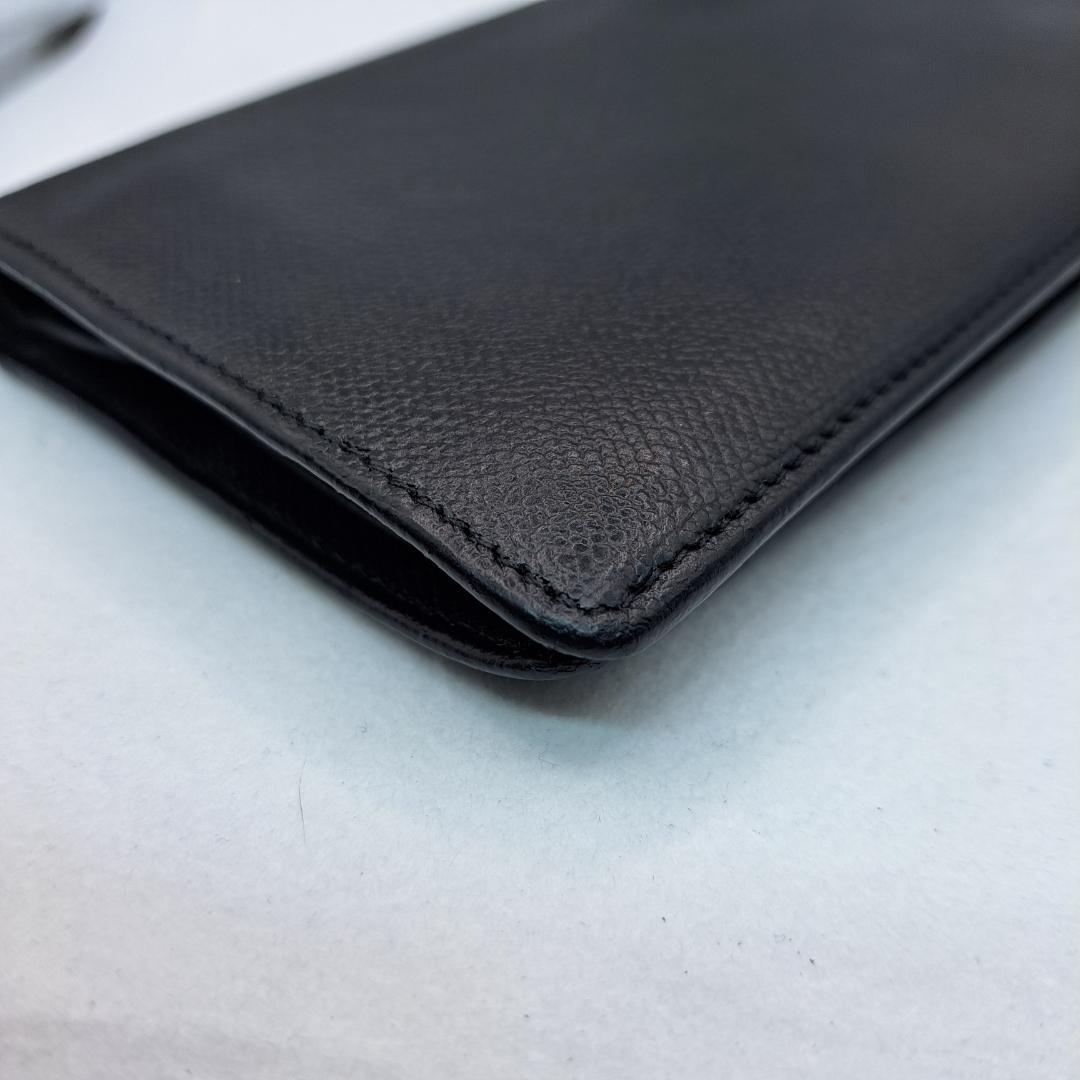 CHANEL　ココボタン　ブラック　 二つ折り財布　財布　長財布