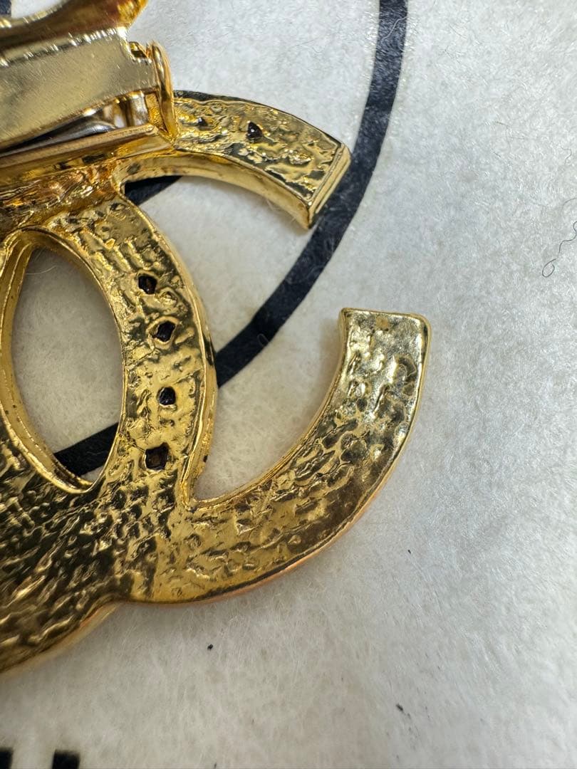 CHANEL シャネル スカーフリング スカーフ留め ゴールド