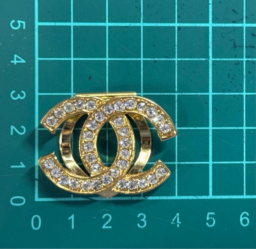 CHANEL シャネル スカーフリング スカーフ留め ゴールド