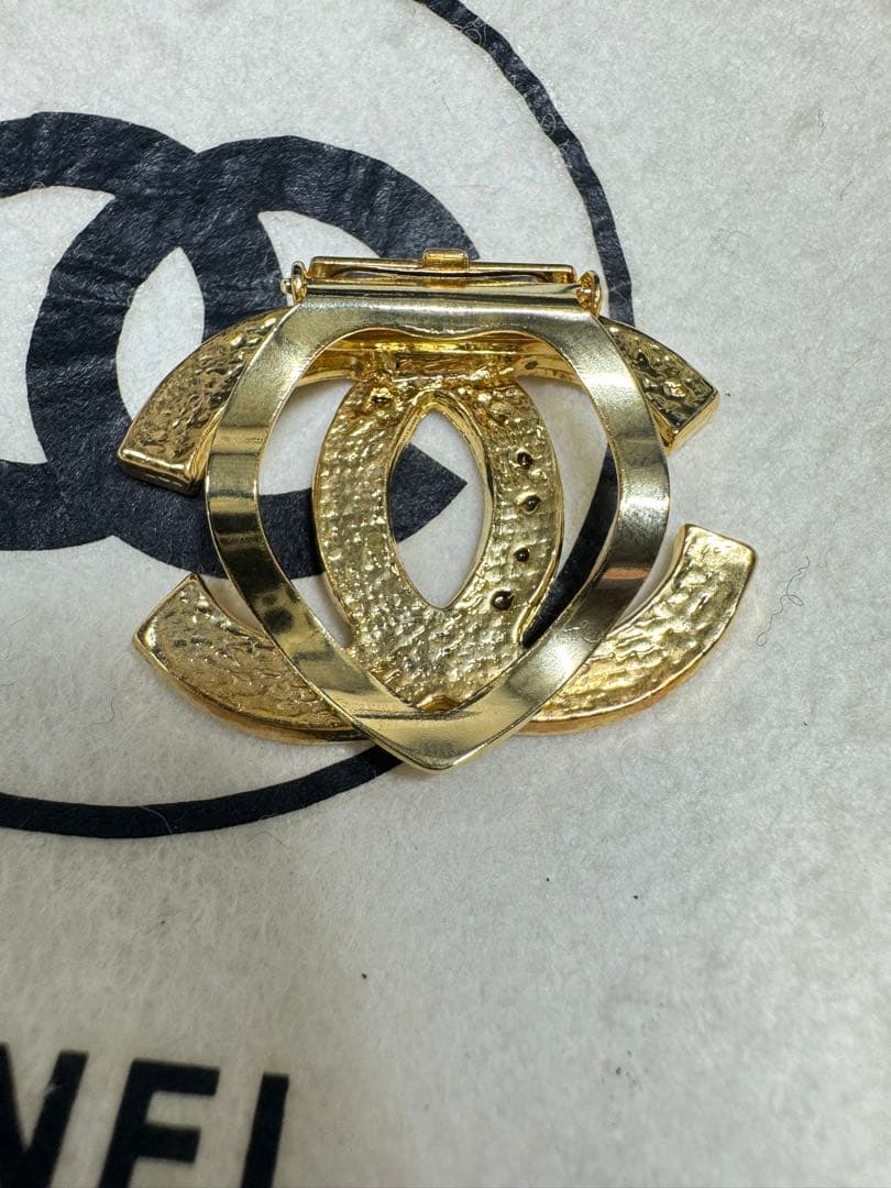 CHANEL シャネル スカーフリング スカーフ留め ゴールド