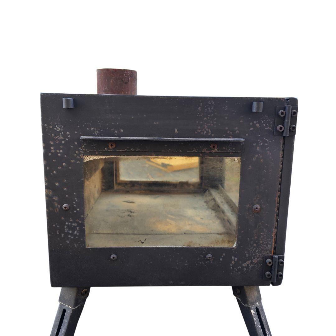 マウントスミ アウトドア薪ストーブ オーラ ver.2 延長脚・ピザストーン付き