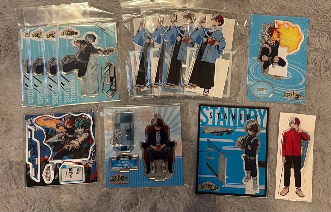 轟焦凍 グッズ まとめ売り アクスタ セット 35点 缶バッジ 等