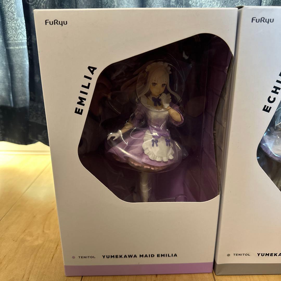 リゼロ　TENITOL 夢かわメイド エミリア　エキドナ　2点セット