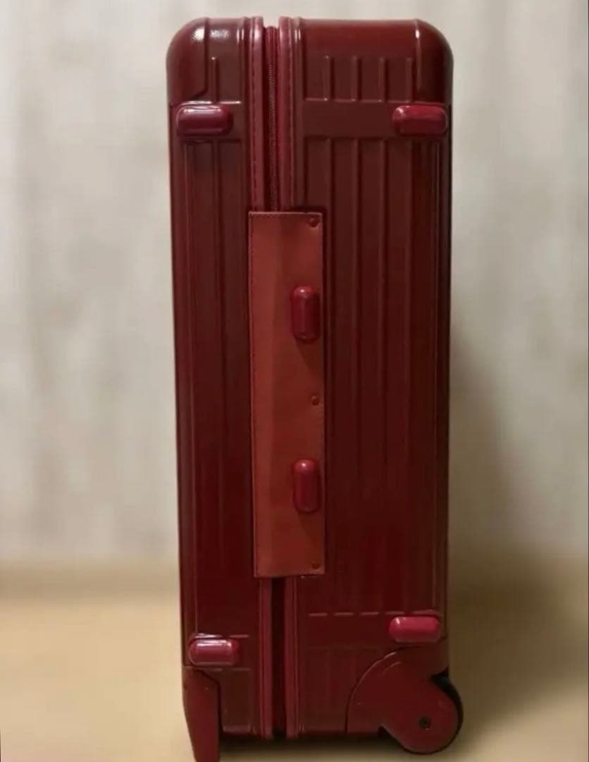 【美品】RIMOWA SALSA リモワ サルサ63L 2輪 TSAロック付 赤