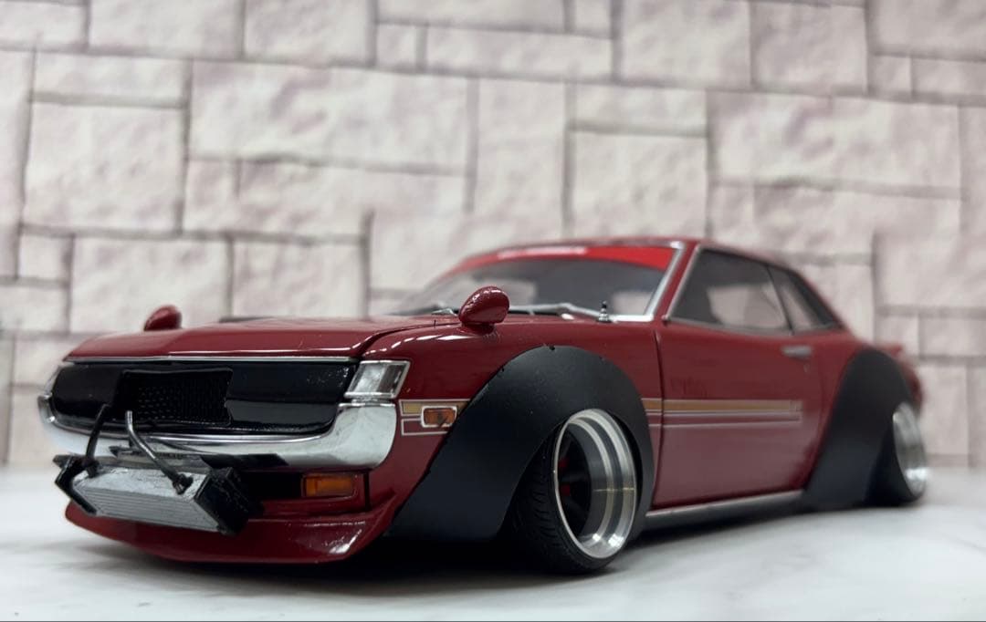 1/18ミニカー　オートアート　ダルマ　セリカ　ワークス　ワタナベ深リムカスタム