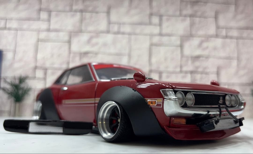 1/18ミニカー　オートアート　ダルマ　セリカ　ワークス　ワタナベ深リムカスタム