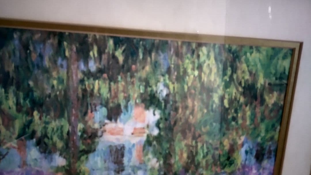 ナ*ー様 モネ【ジヴェルニーのモネの庭】　1900年　原画サイズ(92×81cm