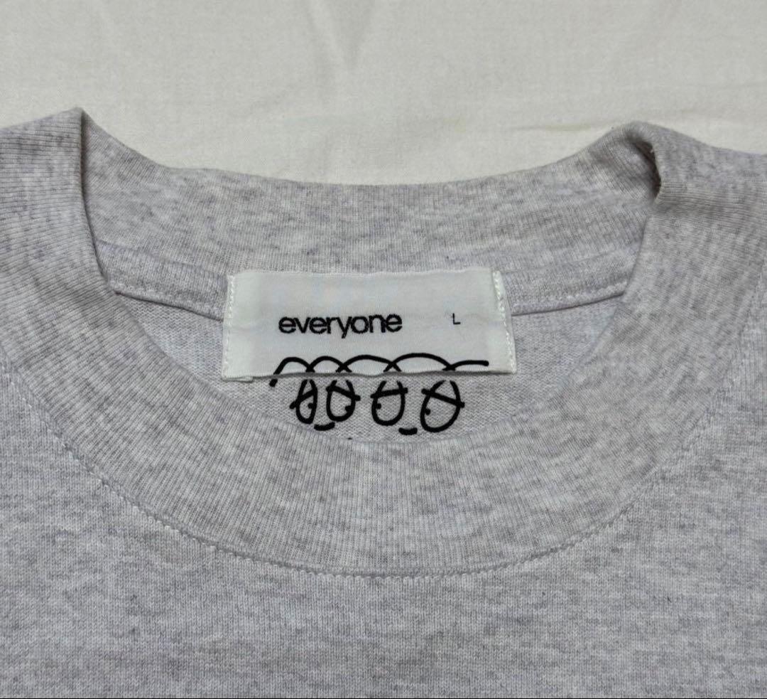 everyone j.30000 logo tee ショッパー(白) １枚つき