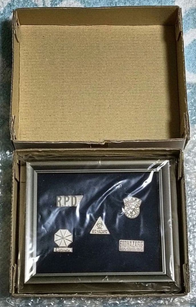 バイオハザード　シルバー925ピンズ5個セット