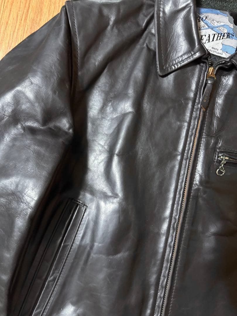 AERO LEATHER ホースハイド ハイウェイマン レザージャケット 36