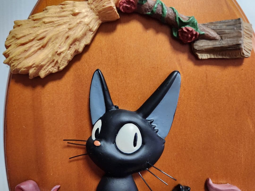 魔女の宅急便　ジジ　壁掛け　ウォールアート　鍵かけ