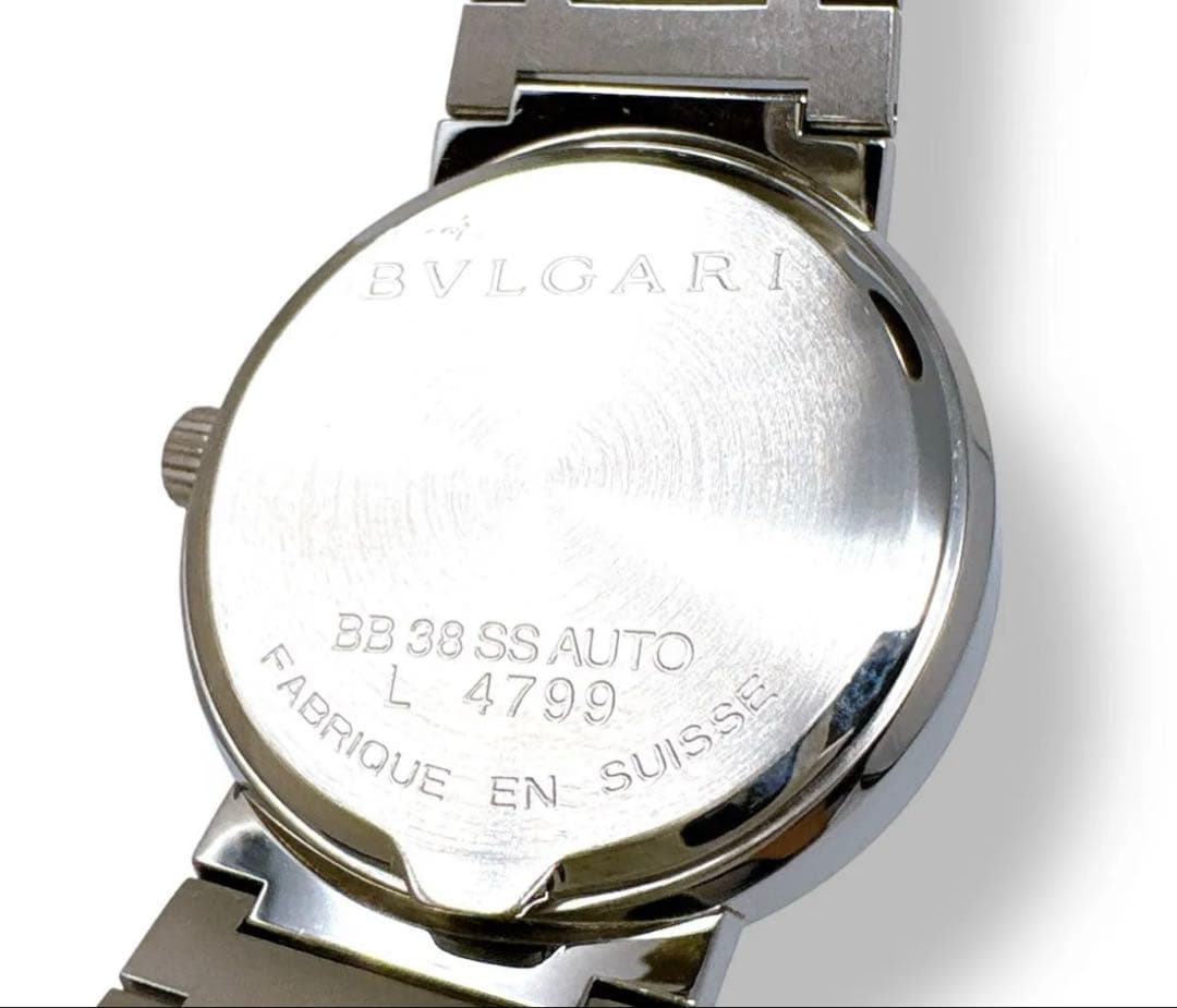 ブルガリ BB38SS 自動巻き ブラック メンズ38mm ☆ドライバー☆