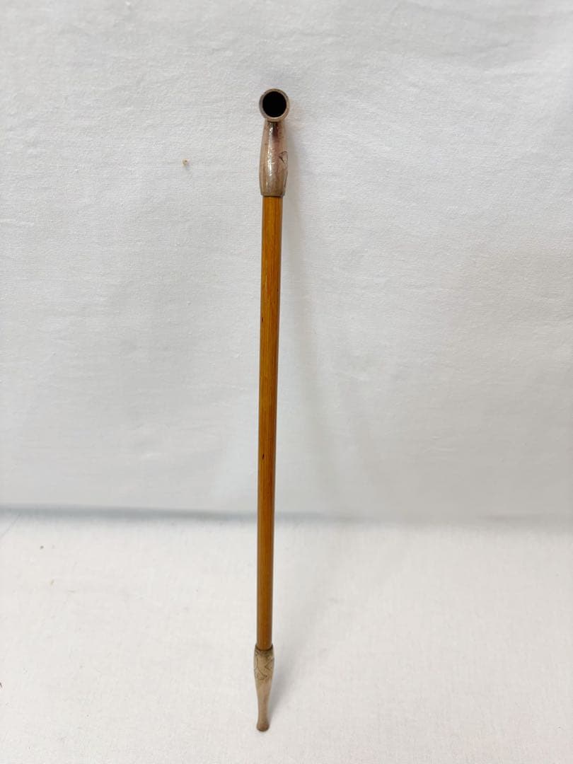 未使用 茶道具三代田原一斎作 鵬雲斉好 手付莨盆 崇白造 火入黒柿八角銀杏莨入