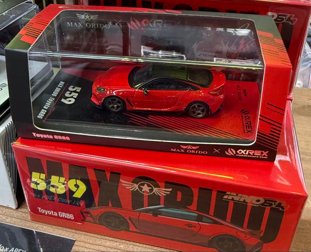 Inno64 1/64 Max Orido Toyota GR86 赤　red