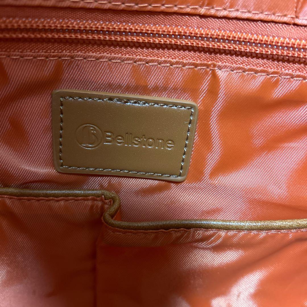 Bellstone ボストンバッグ キャメル バッグ 旅行 合皮 かばん バッグ