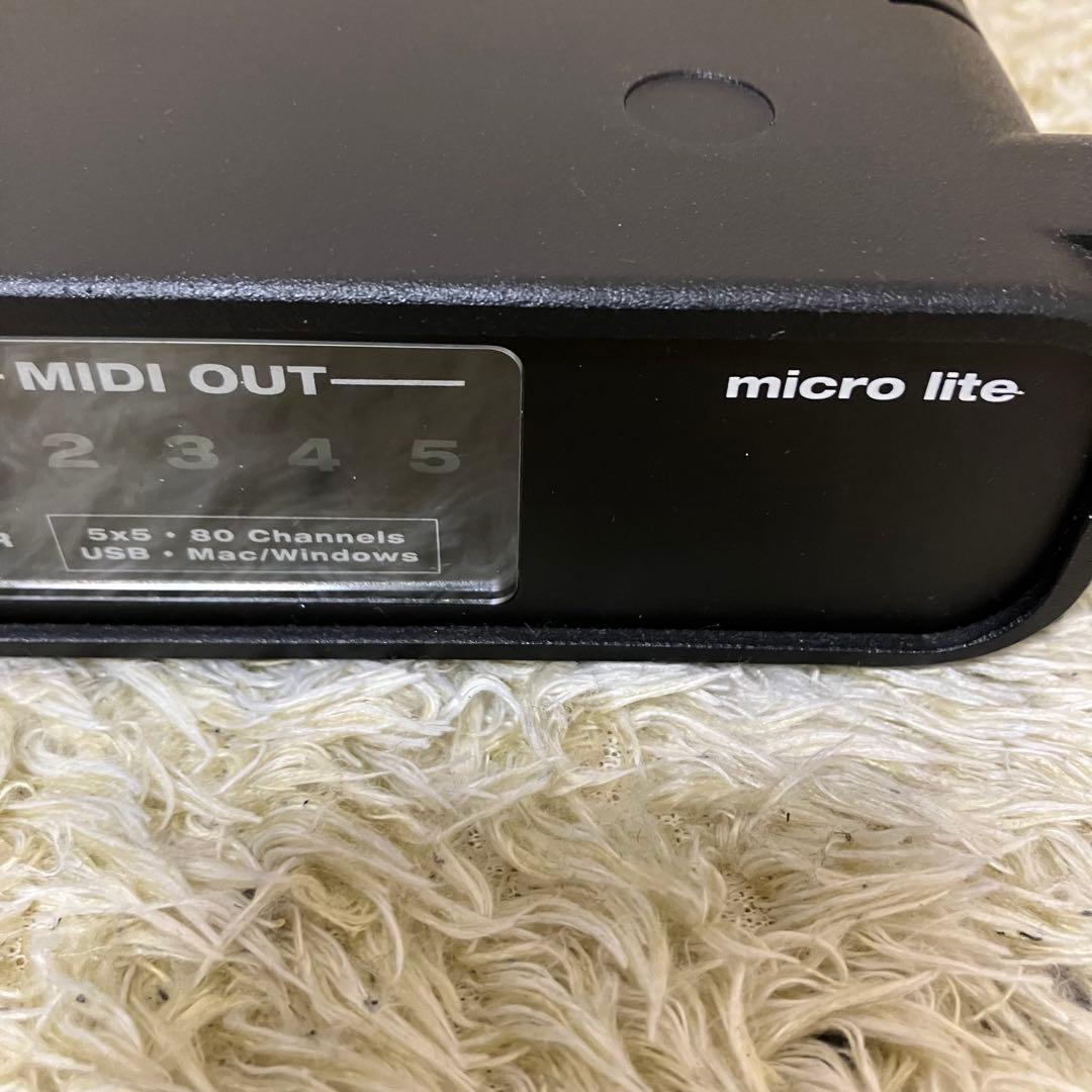 【レア】MOTU micro lite （MIDIインターフェイス）
