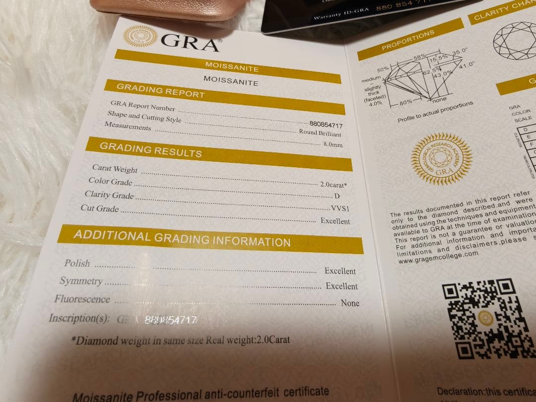 【2ct 】人工ダイヤモンド 最高品質 モアサナイト 6爪 ピアス