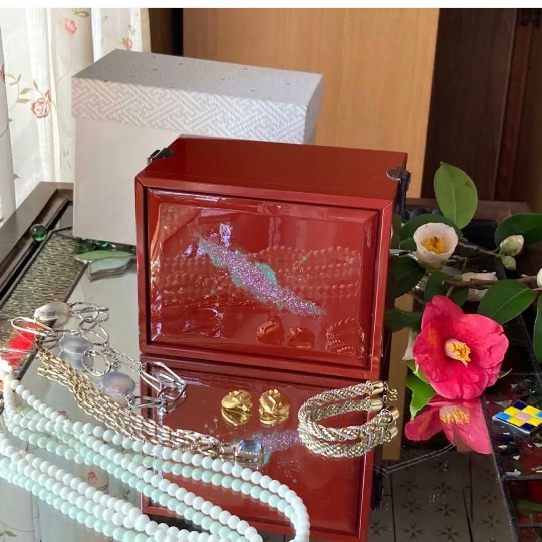 2191様感謝‼️秋‼️JAPAN輪島螺鈿蒔絵宝石箱「銀河-紅べに」1点　愛蔵品