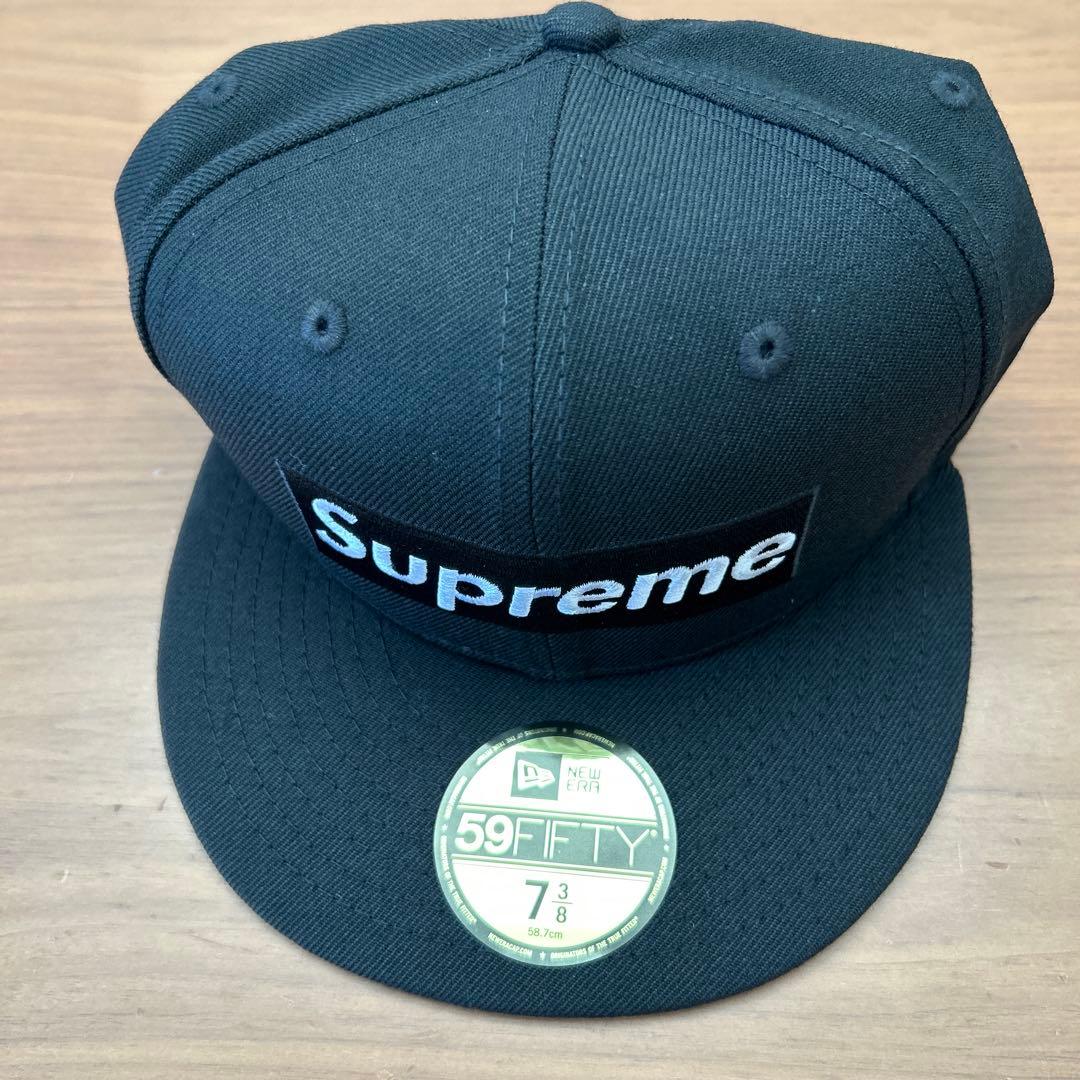 Supreme 黒 キャップ新品未使用