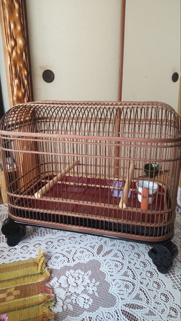 メジロ、うぐいす丸籠　鹿児島殿様籠