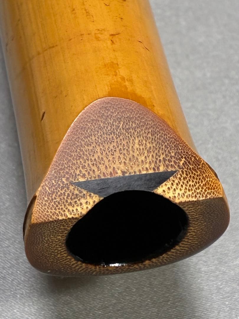 竹製 尺八 六寸菅