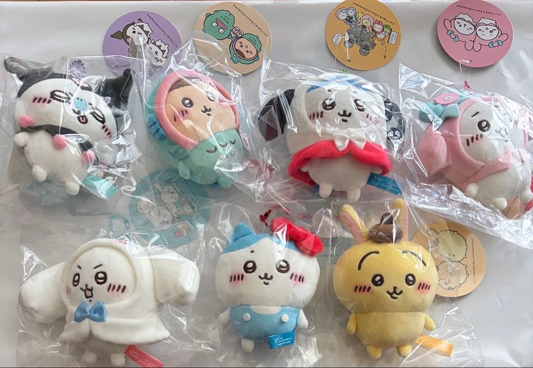 ちいかわ サンリオキャラクターズ ぷちミニマスコット 全７種セット　新品未使用