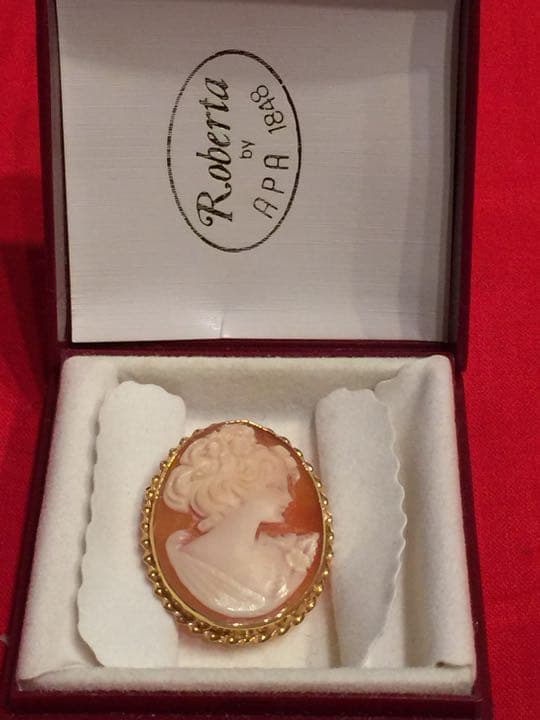 ビンテージ美品★カメオ★14K刻印585APA