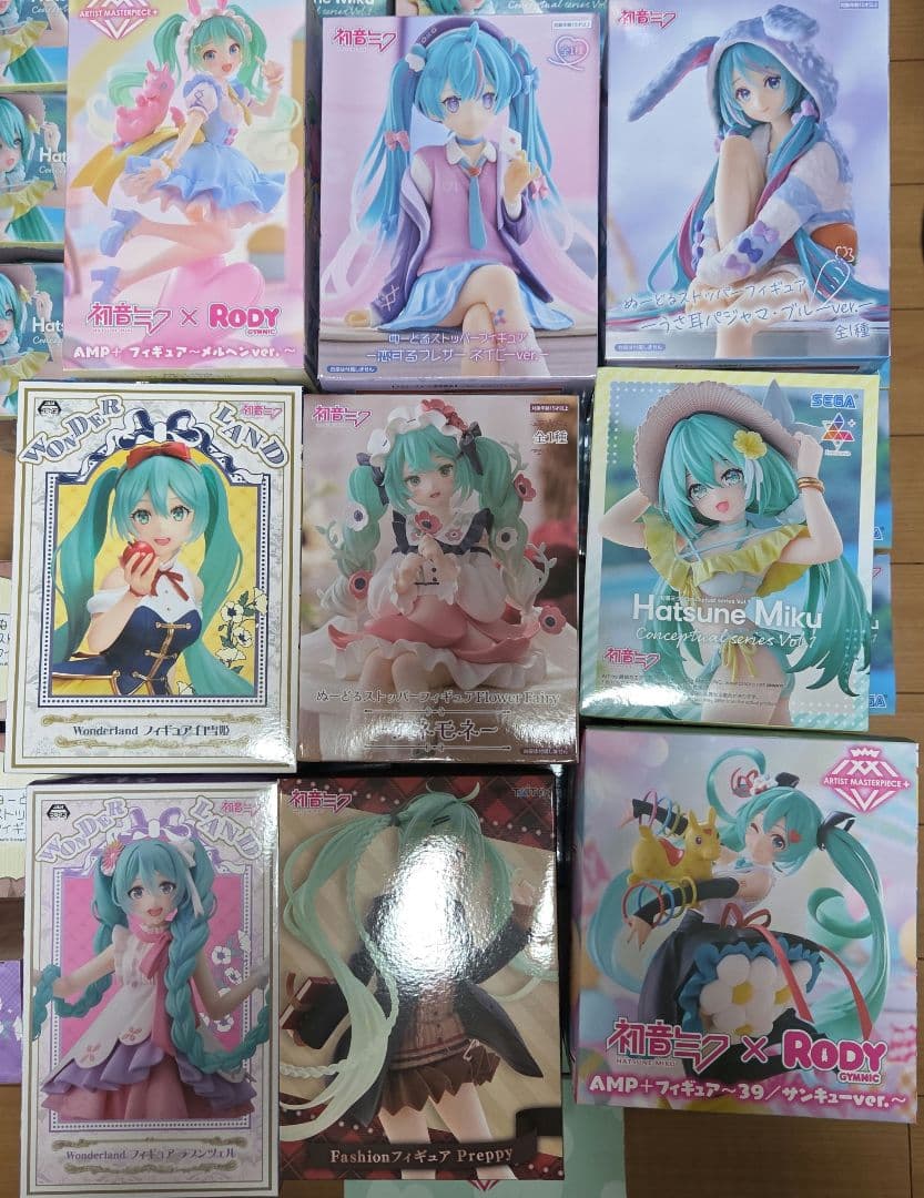 初音ミクフィギュアAMP新作含む44体！