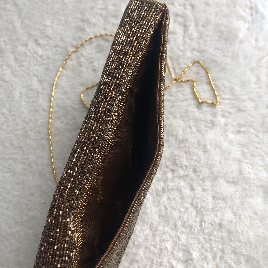 lumy はしもと ビーズ チェーンバック ショルダーバック　皇室御用達 貴重