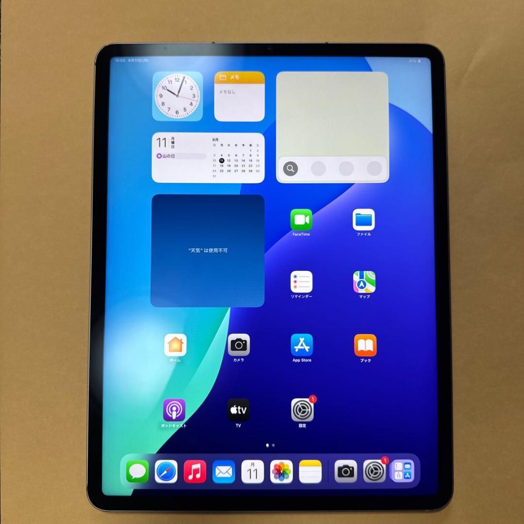 08094 M2 iPad Pro 12.9 6世代 simフリー 256GB