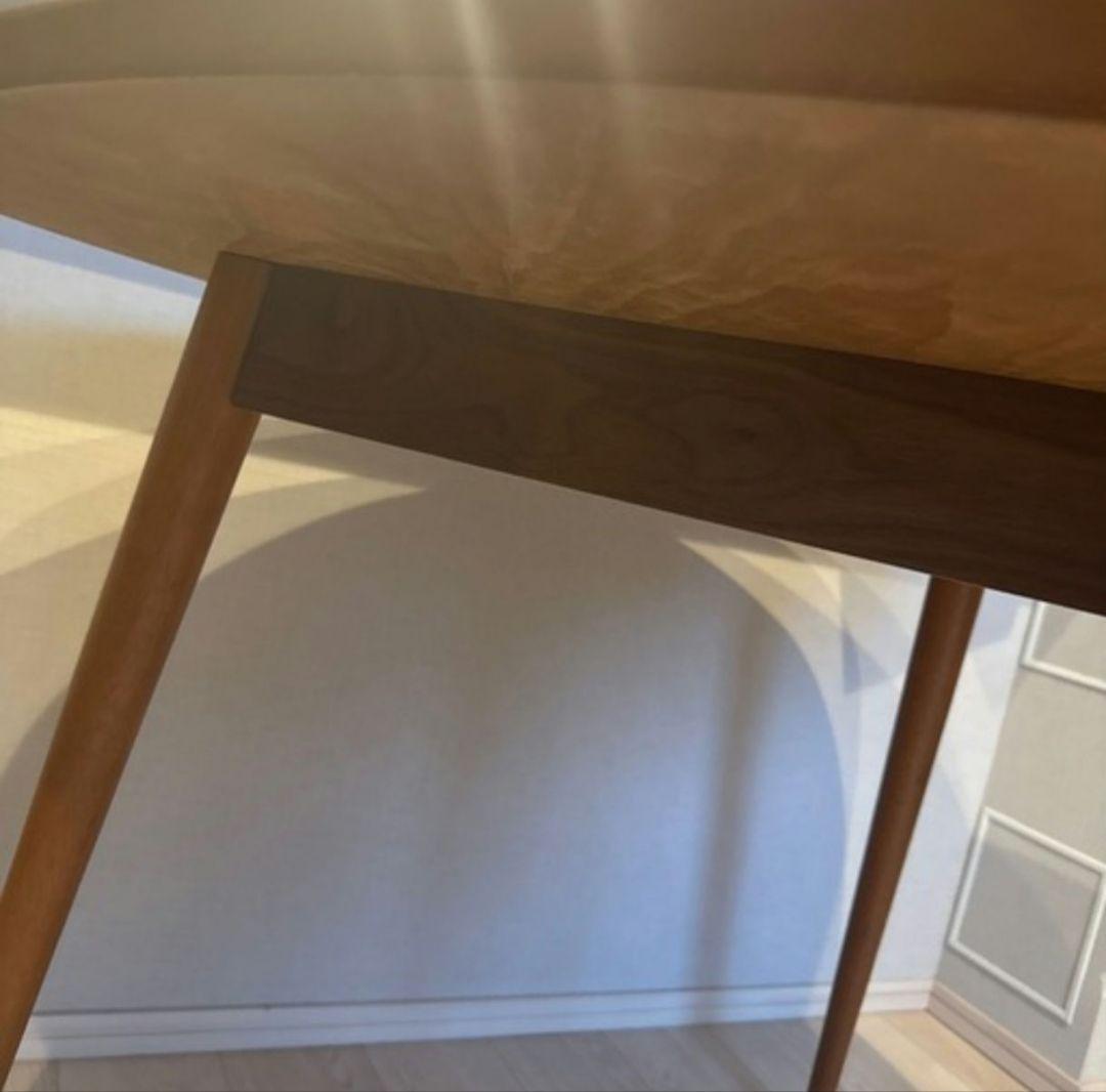 美品　NOCE ノーチェ　ダイニングテーブル 三角テーブル　オーク材