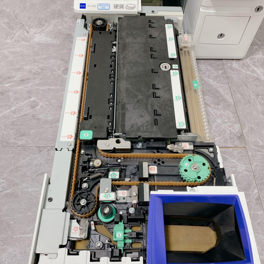 【美品】　釣銭機　GLORY　RT-380 RAD-380　新紙幣新500円対応