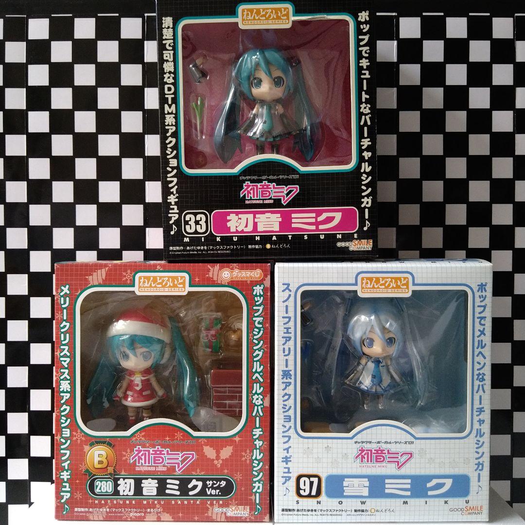 初音ミク　フィギュア　ねんどろいど　33　97　グッスマくじ　280　②　セット
