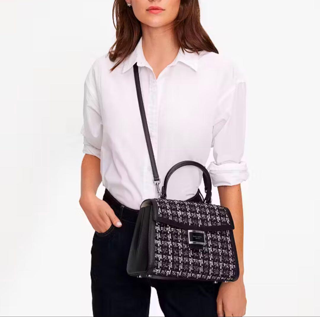ケイトスペードニューヨーク　kate spade バッグ　ツイード　ショルダー
