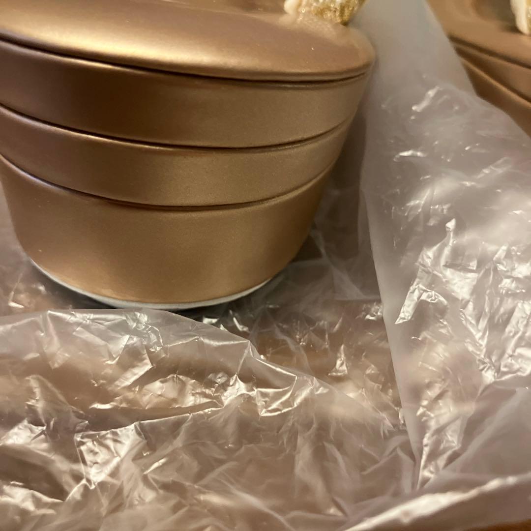 Pearltone ゴールド 和装用バッグ草履セット　紗織