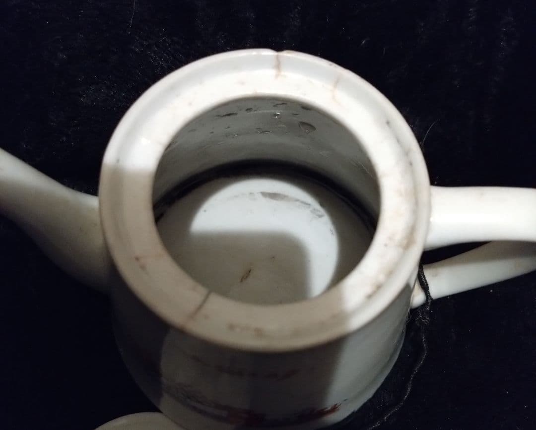 激レア　中国　文革　人民公社　陶器製　急須　茶器