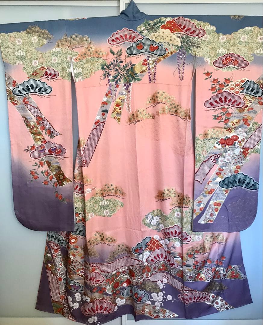 振袖　超美品　正絹　宝づくし　熨斗　日本の美結集