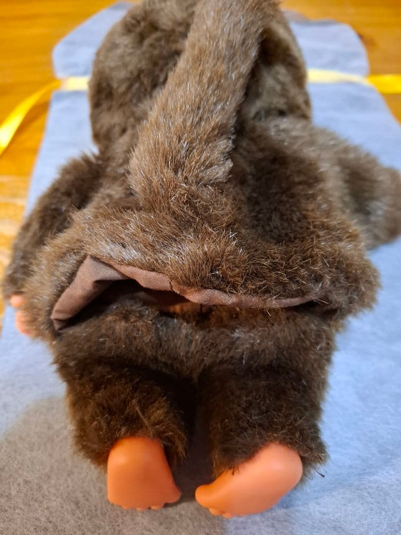 希少　モンチッチぬいぐるみ　ハンドパペット 女の子 セキグチ