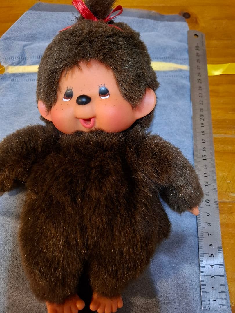 希少　モンチッチぬいぐるみ　ハンドパペット 女の子 セキグチ
