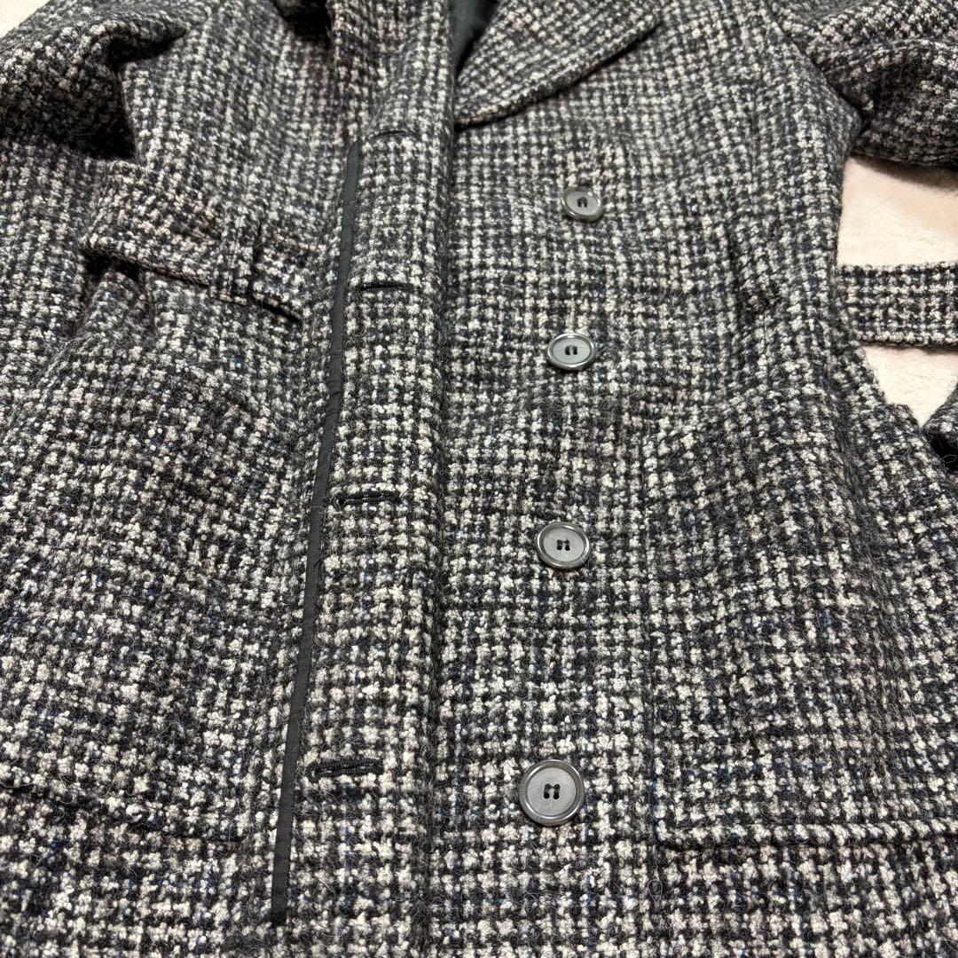 【極美品】MAX&Co. ツイード ロングコート ベルト付き XLサイズ 42