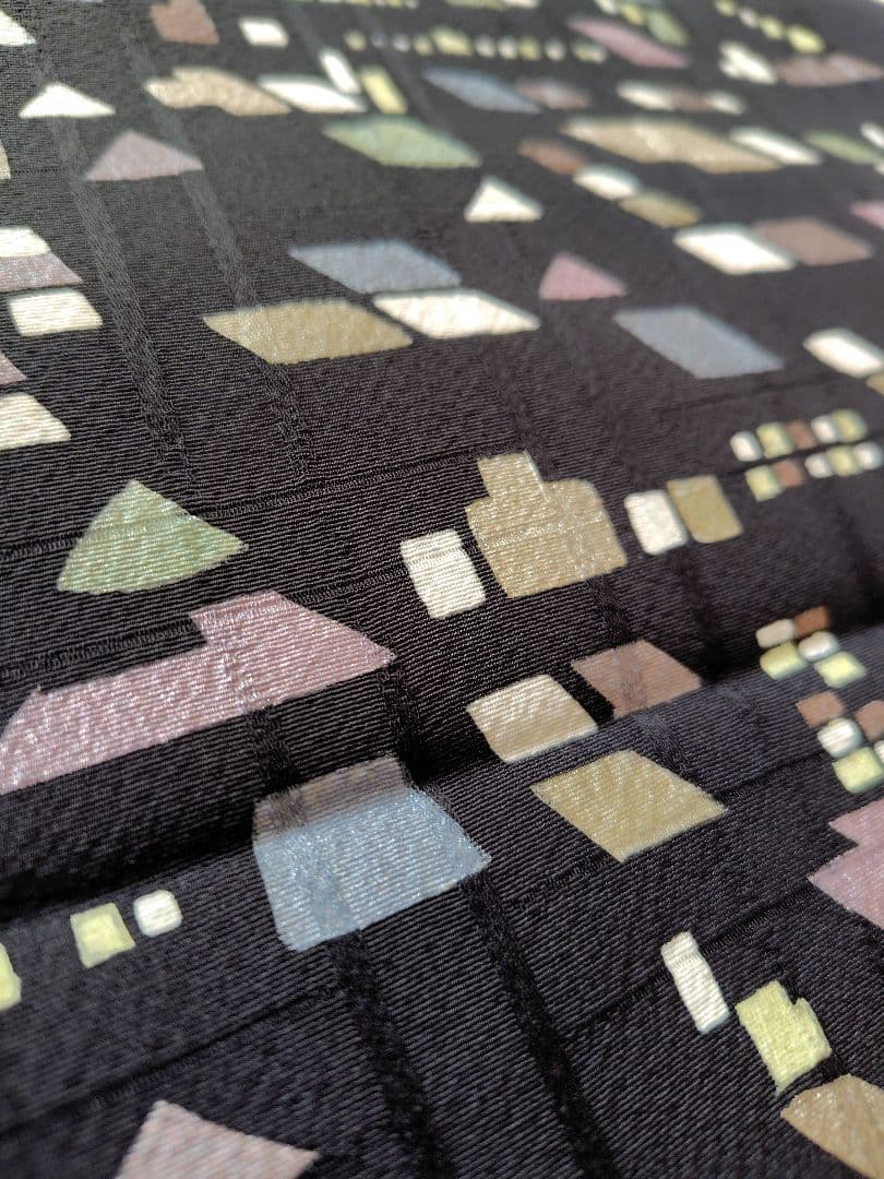 蓄光　夜景柄袋帯　 暗闇で光る