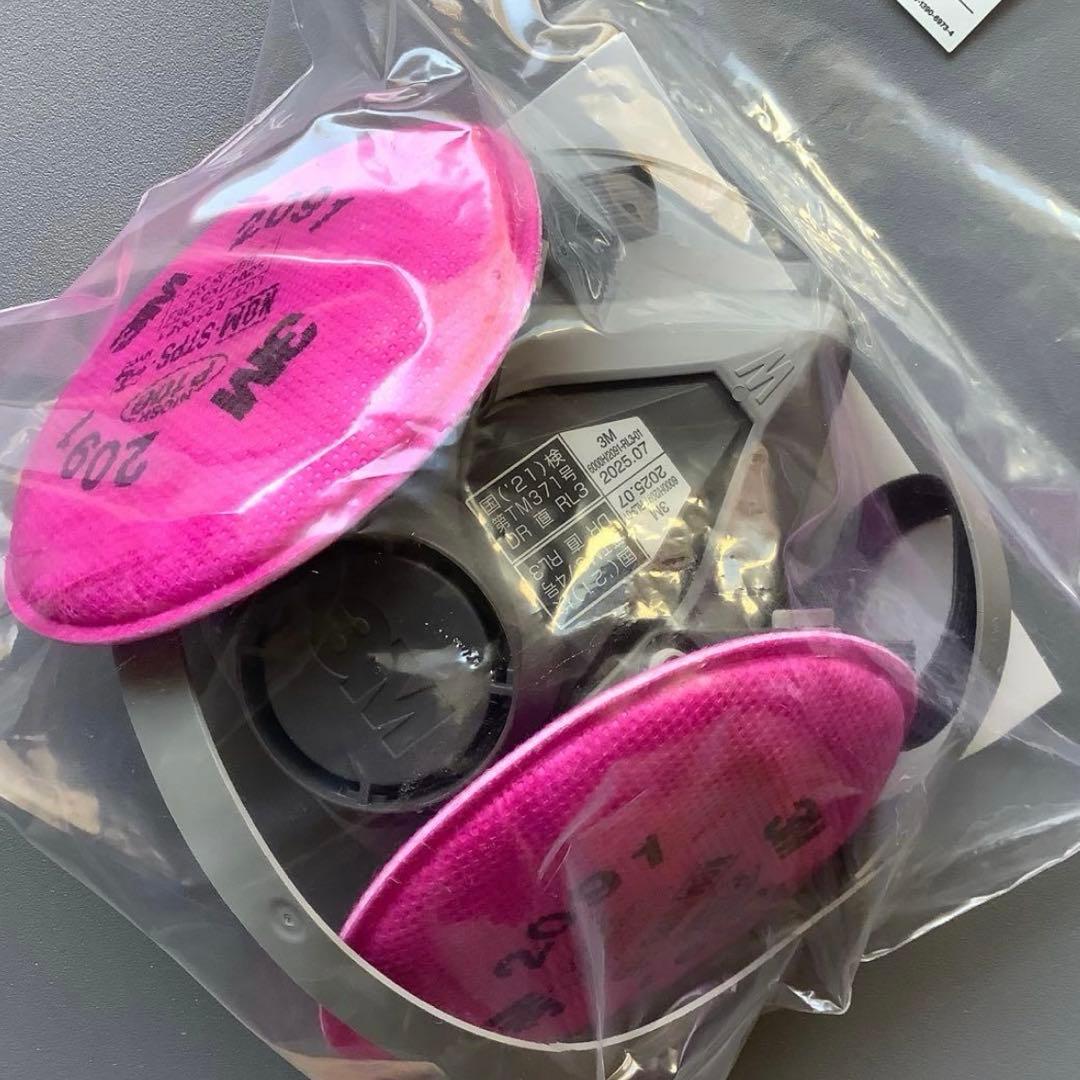 【4個セット】3M 取替え式 防塵マスク 6000 / 2091-RL3 未開封