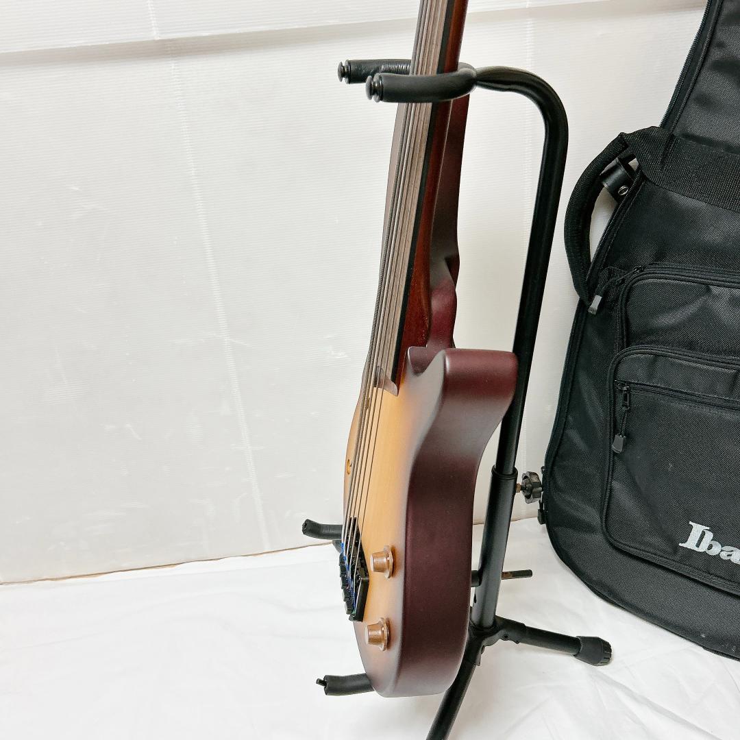 美品 Ibanez SRH-505F フレットレスアクティブベース 5弦ベース