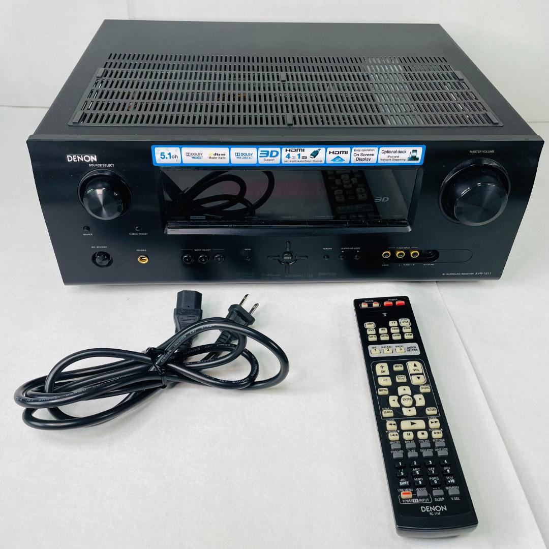 【動作確認済】AVサラウンドレシーバー 5.1ch AVR-1611-K／デノン