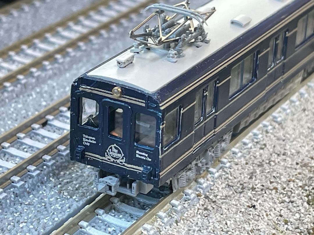 Nゲージ 高安工場入れ替え車（青のシンフォニー色） （動力付き）