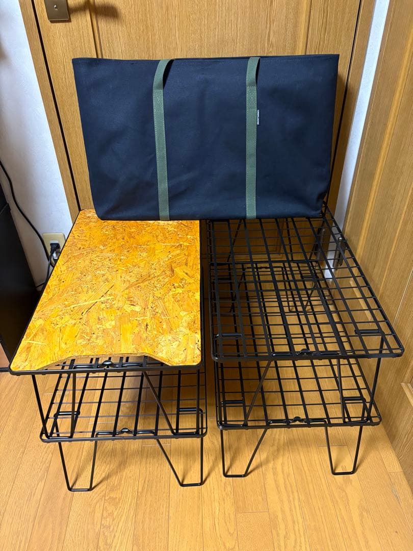 ユニフレーム　フィールドラック 4枚　天板1枚　収納バッグ　トート