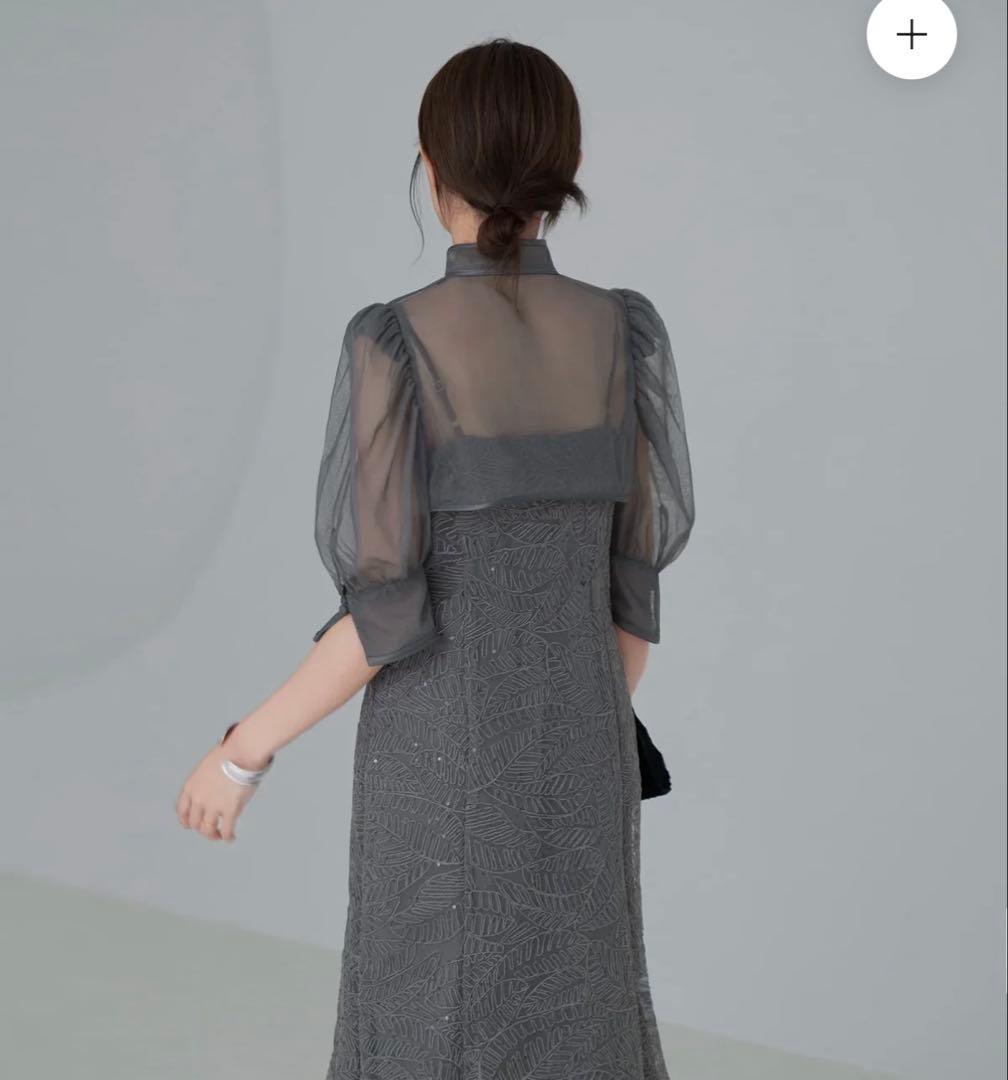 leja マーメイドスパンコールワンピース　ボレロ付き